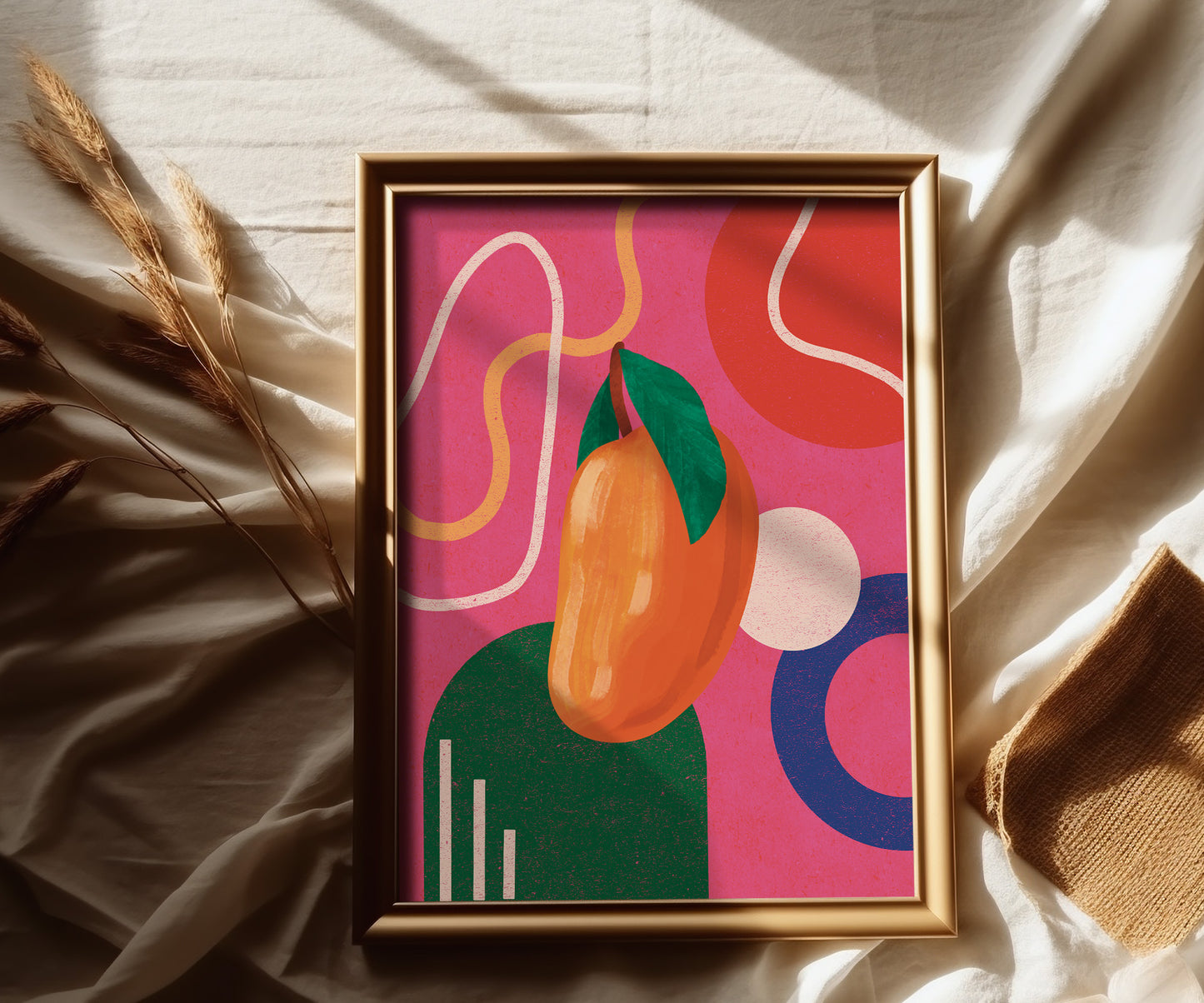 Abstract Aam (Mango)