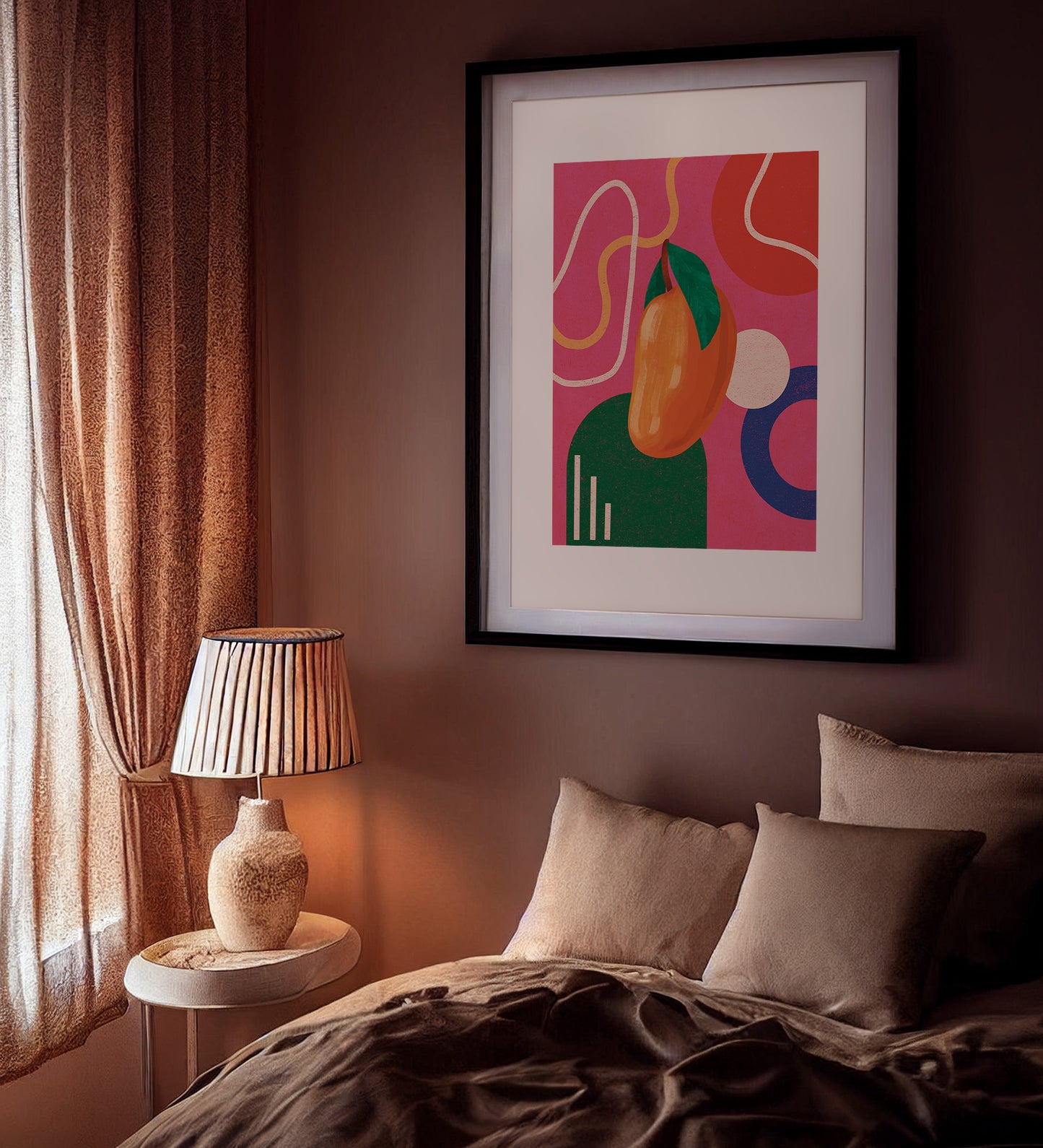 Abstract Aam (Mango)