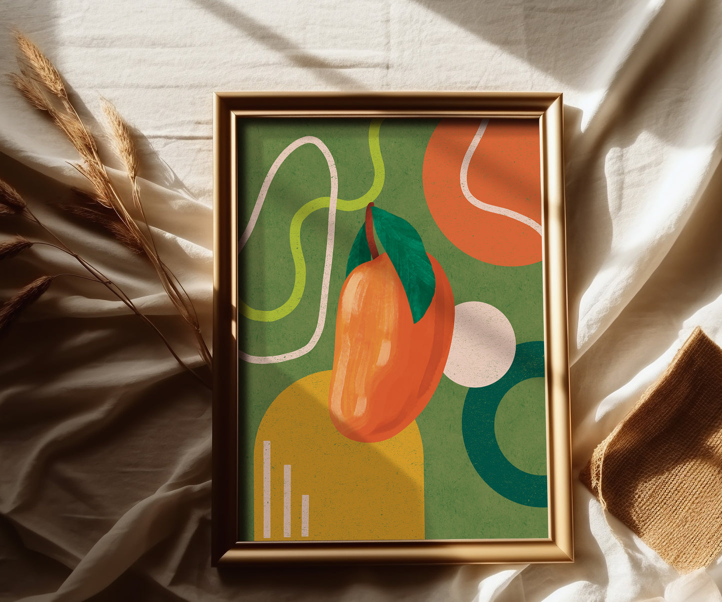 Abstract Aam (Mango)