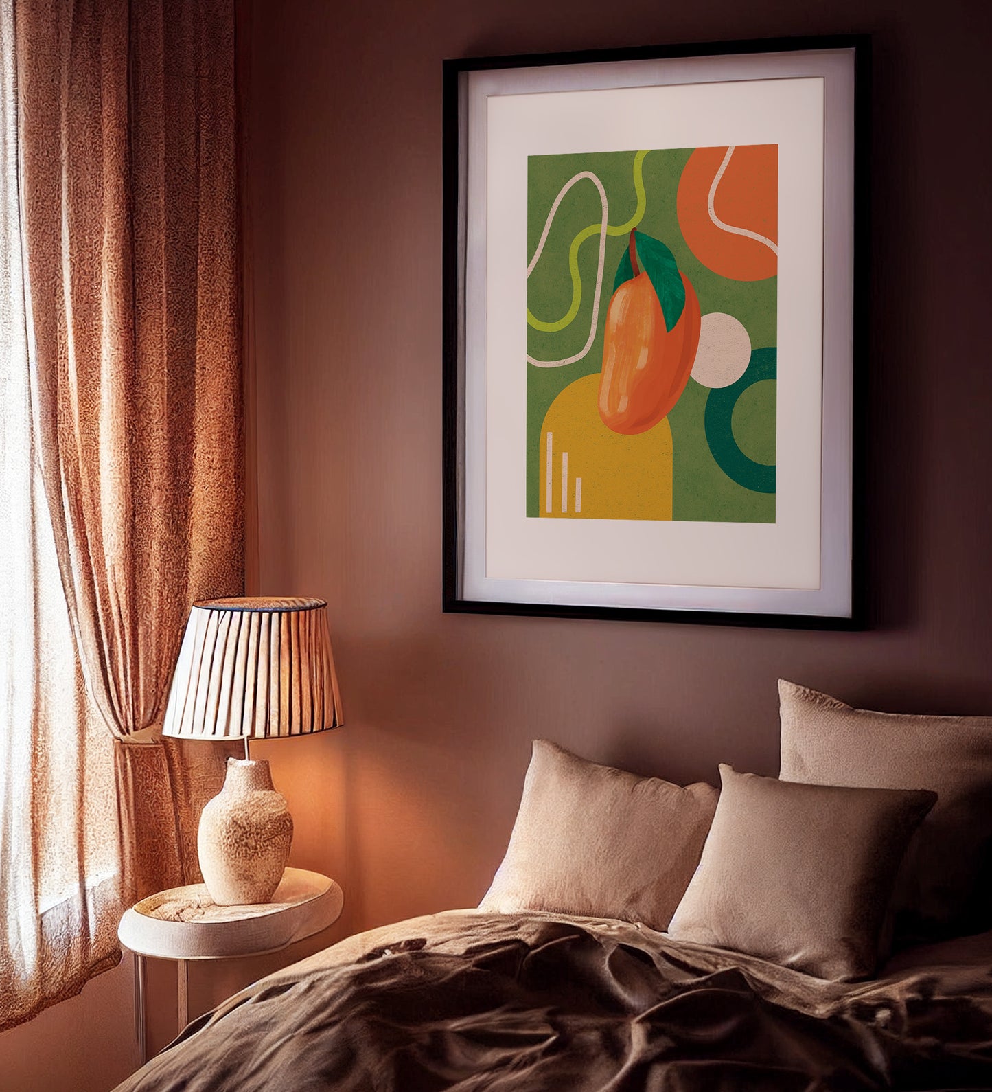 Abstract Aam (Mango)