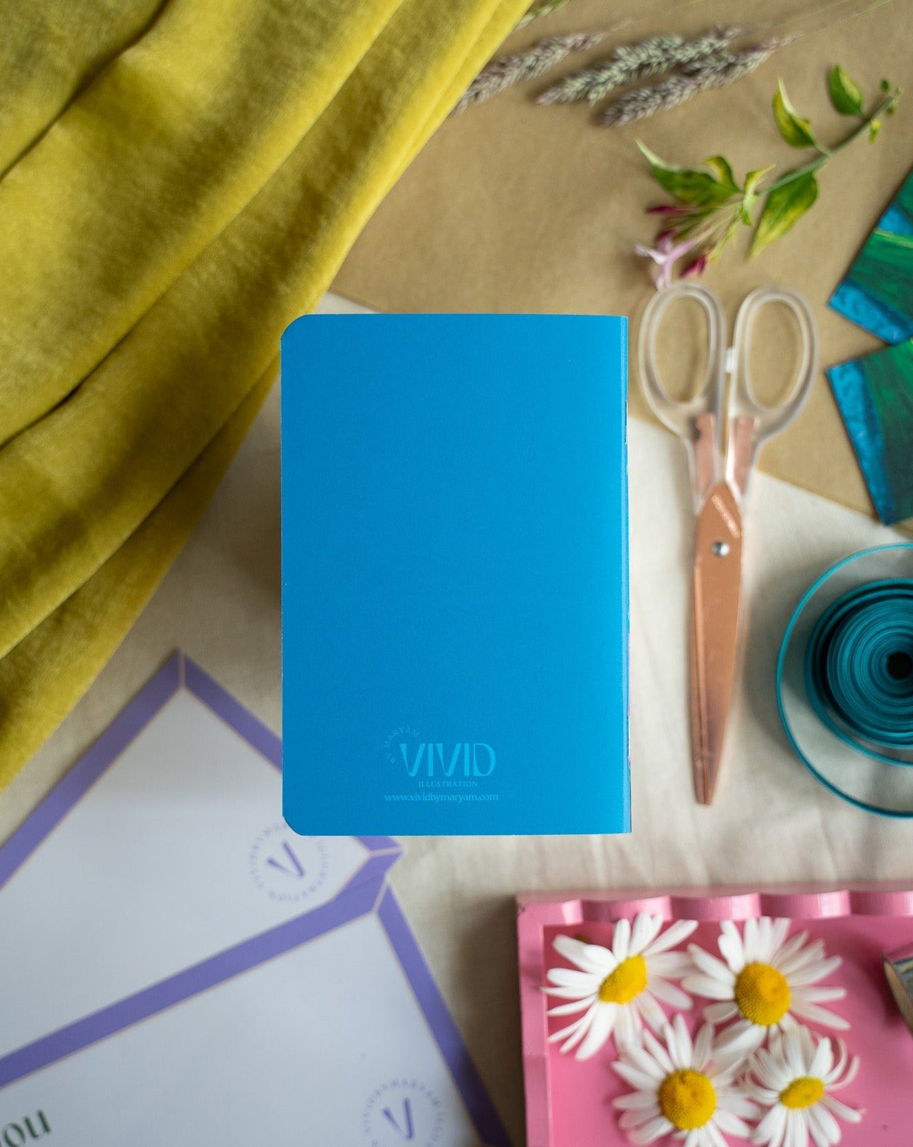 The Pink Palace Handmade Notebook