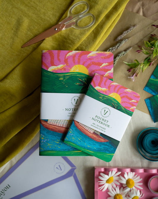 The Dragon Boat Handmade Notebook