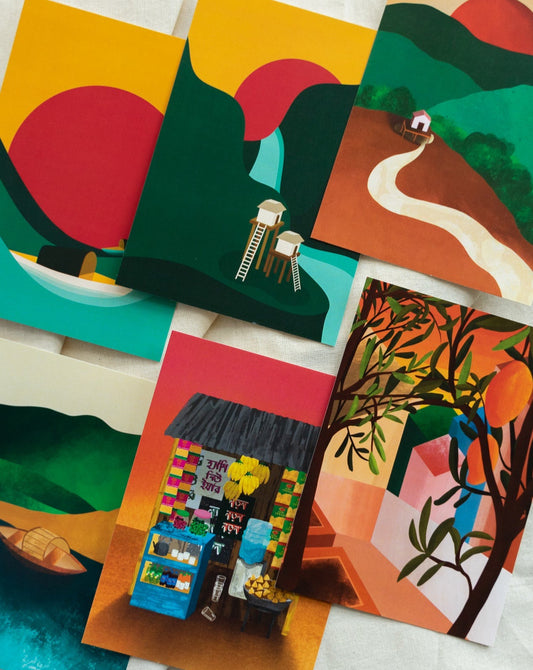 'The Originals' Postcard Set of 6