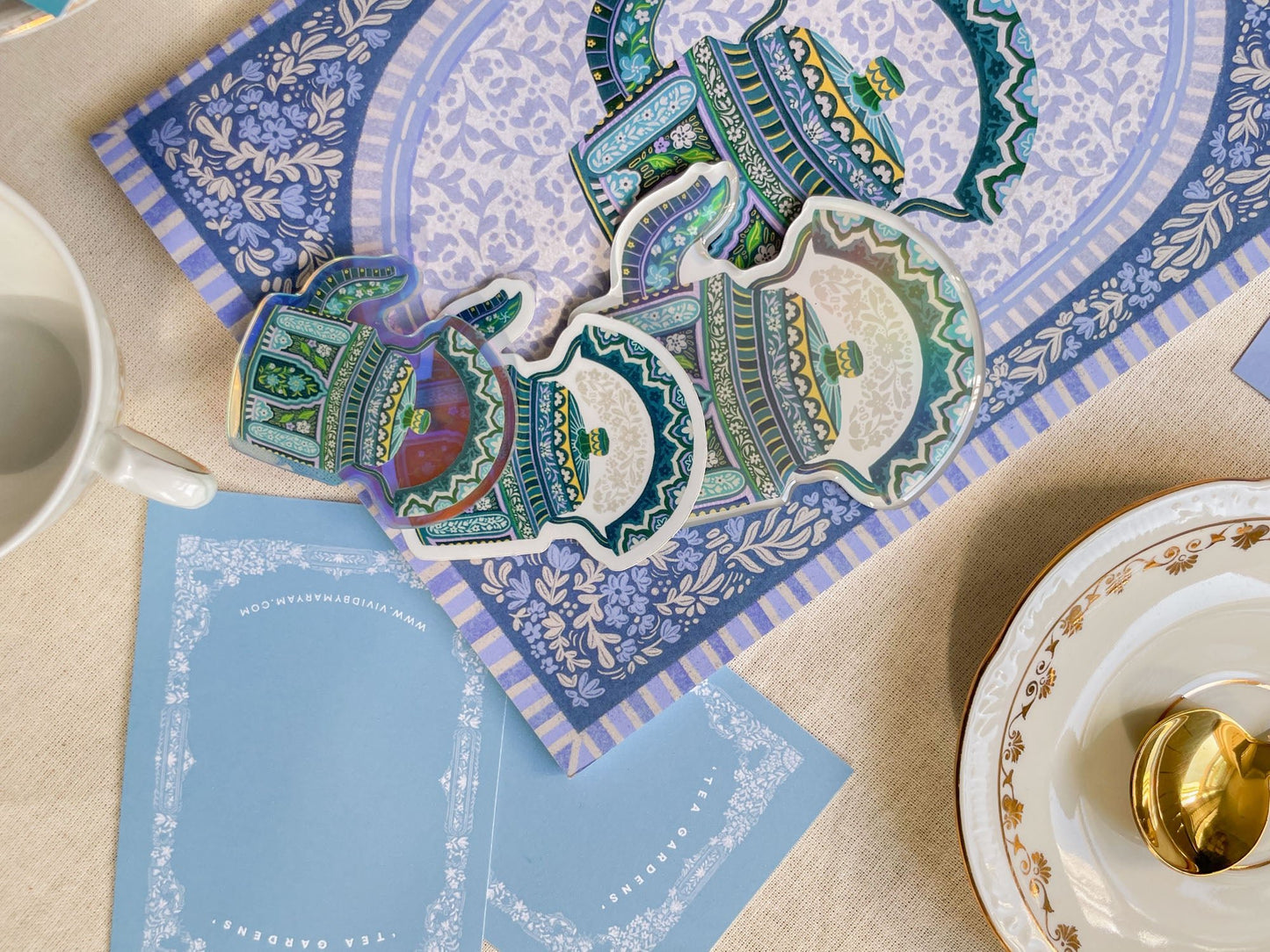 Set of 3 | Tea Gardens A5 Notebooks (Lined/Plain)