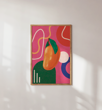 Abstract Aam (Mango)