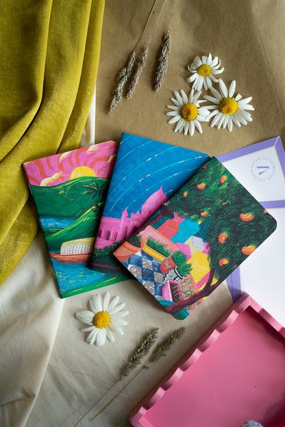 The Dragon Boat Handmade Notebook