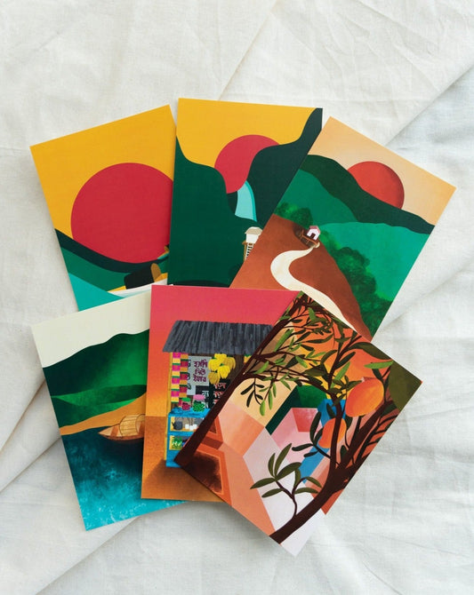 'The Originals' Postcard Set of 6