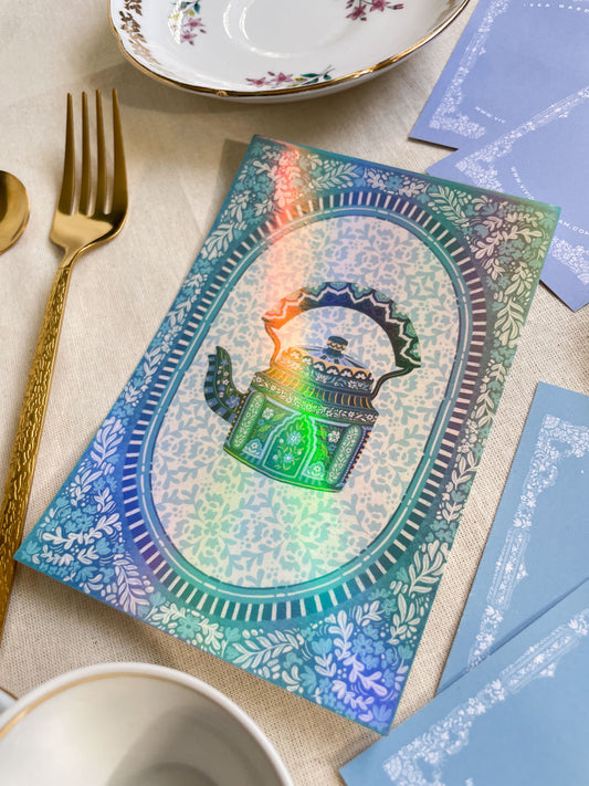 Bengal Brew | Holographic Postcard