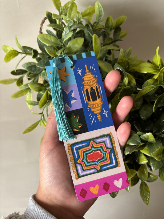 'Patchwork/Lantern' Bookmark