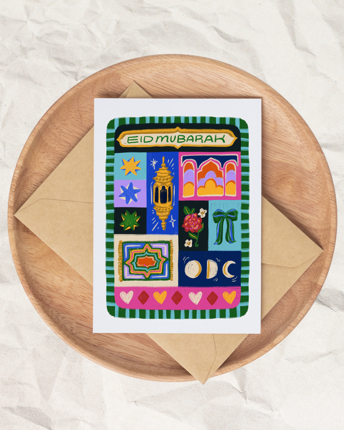 'Patchwork' Eid Greeting Card